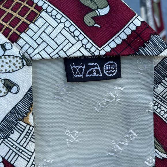 Vintage 90s Tie Clown Dill Novelty Print Menswear Gift - Picture 6 of 8